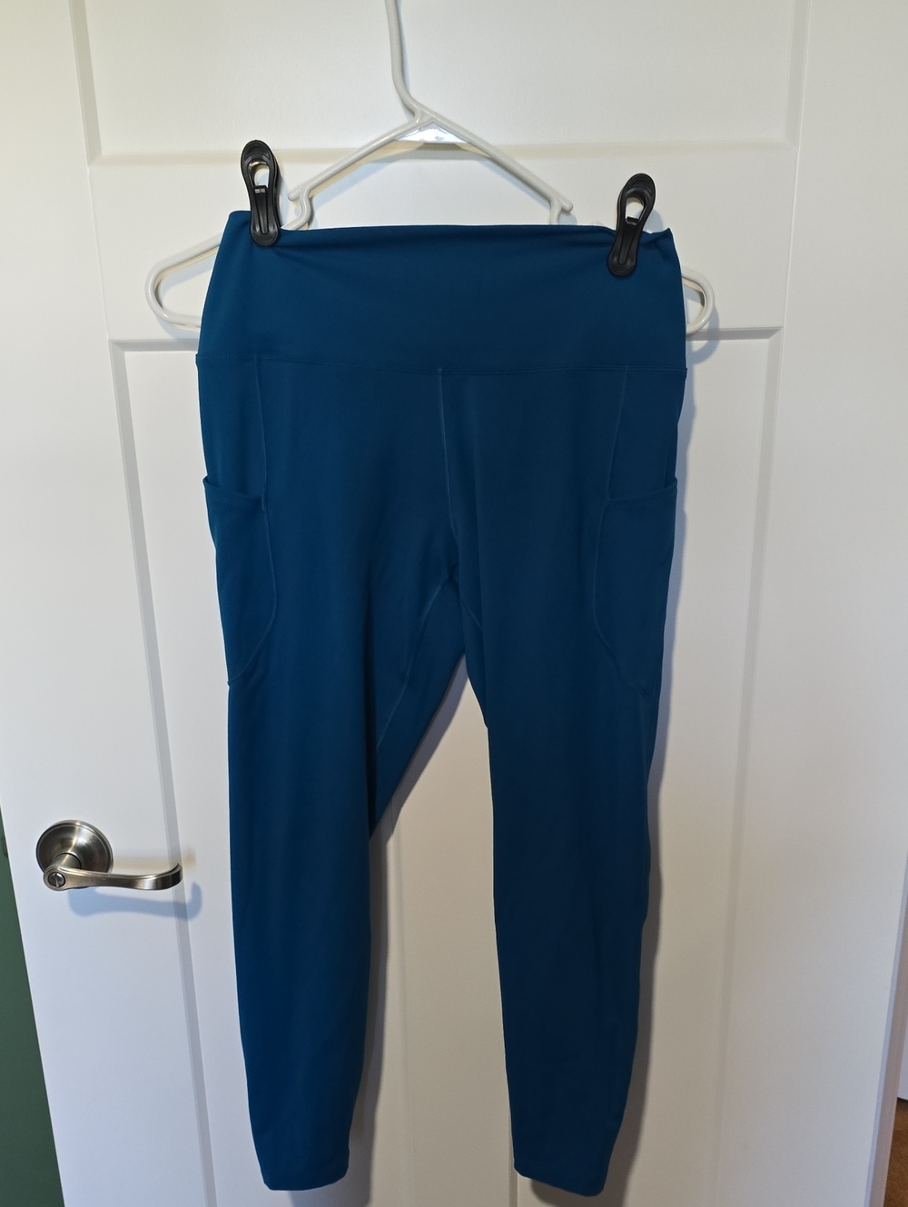 Nike Deep Teal High-Waist Leggings with Side Pockets